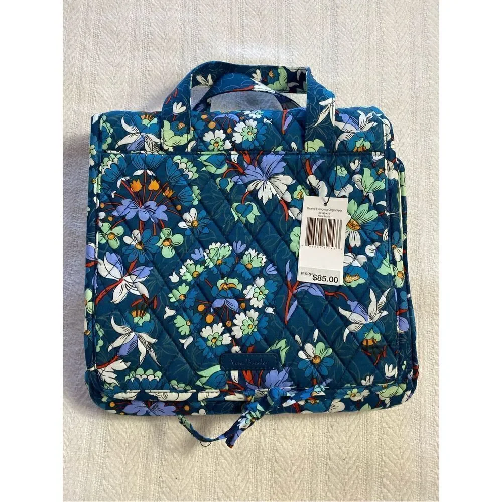 VERA BRADLEY GRAND HANGING ORGAINIZER - FLORAL BURSTS